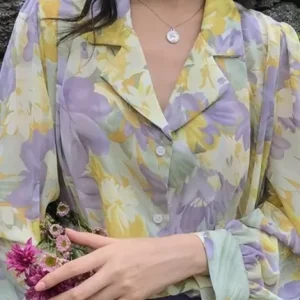 Floral print Oversized Shirt