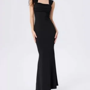 Black Bodycon Long Dress