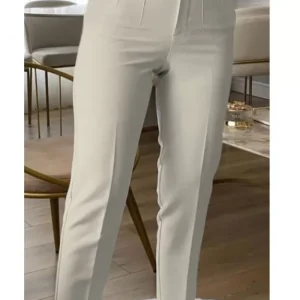Beige Formal Narrow pants
