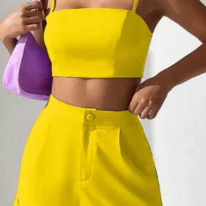 Set of 2: Yellow Co-ord Set