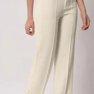Beige Formal Trouser