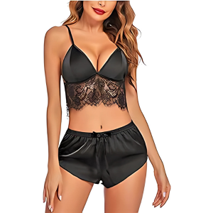 Women Girl Stylish Sexy Bra Non Padded Net and Non Wired Bra with Nikker Hot Panty for Women | Everyday, Special Occasion Regular Full Coverage Ladies Bra and Panty Lingerie Set for Honeymoon