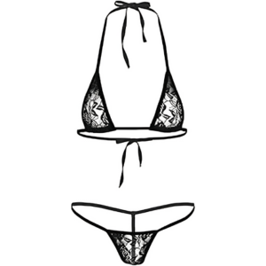 SoSh Women Girl Chrismas Love Bikini Bra with Panty Lingerie Babydoll for Women Girlfriend Wife | Everyday, Special Occasion Ladies Bra and Panty Lingerie Set for Honeymoon Wedding Valentine